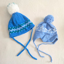 Load image into Gallery viewer, Vintage Winter Knit Beanies Bundle 3-9 months
