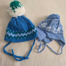 Load image into Gallery viewer, Vintage Winter Knit Beanies Bundle 3-9 months
