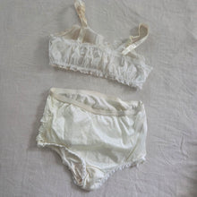 Load image into Gallery viewer, Vintage Bralette &amp; Ruffle Underwear Bundle 4t
