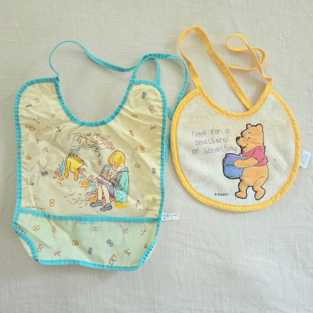 Vintage Pooh Baby Bibs Bundle