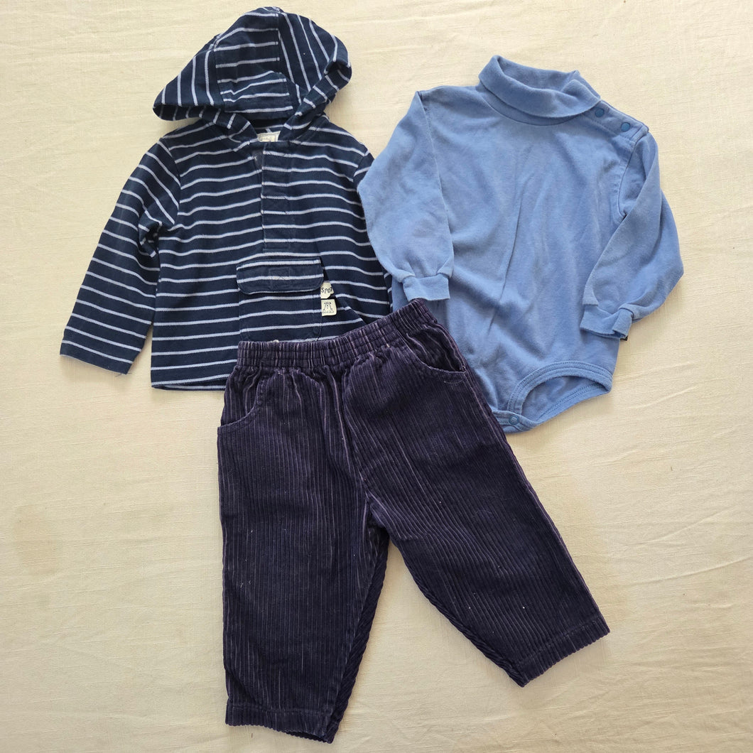 Vintage Bundle Blue Boys 9-12 months