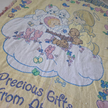 Load image into Gallery viewer, Vintage Precious Moments Woven Toddler Blanket
