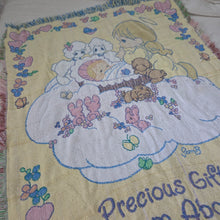 Load image into Gallery viewer, Vintage Precious Moments Woven Toddler Blanket
