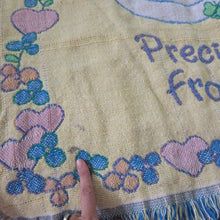 Load image into Gallery viewer, Vintage Precious Moments Woven Toddler Blanket
