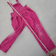 Load image into Gallery viewer, Vintage Hot Pink Cord Overalls 5t *flaw
