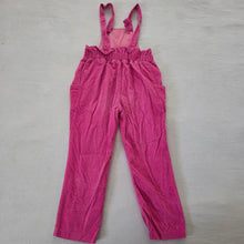 Load image into Gallery viewer, Vintage Hot Pink Cord Overalls 5t *flaw
