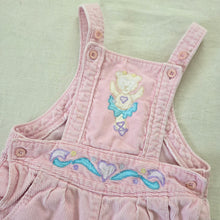Load image into Gallery viewer, Vintage Ballet Bear Pink Overalls 3t
