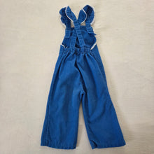 Load image into Gallery viewer, Vintage Blue Girly Overalls 18-24 months
