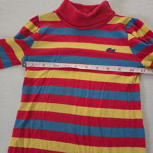 Load image into Gallery viewer, Vintage Lacoste Primary Striped Long Sleeve 3t/4t
