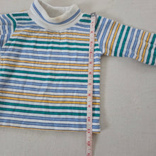 Load image into Gallery viewer, Vintage Healthtex Cool Striped Turtleneck 9-12 months
