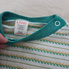 Load image into Gallery viewer, Vintage Yellow &amp; Green Striped Long Sleeve 2t
