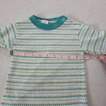 Load image into Gallery viewer, Vintage Yellow &amp; Green Striped Long Sleeve 2t
