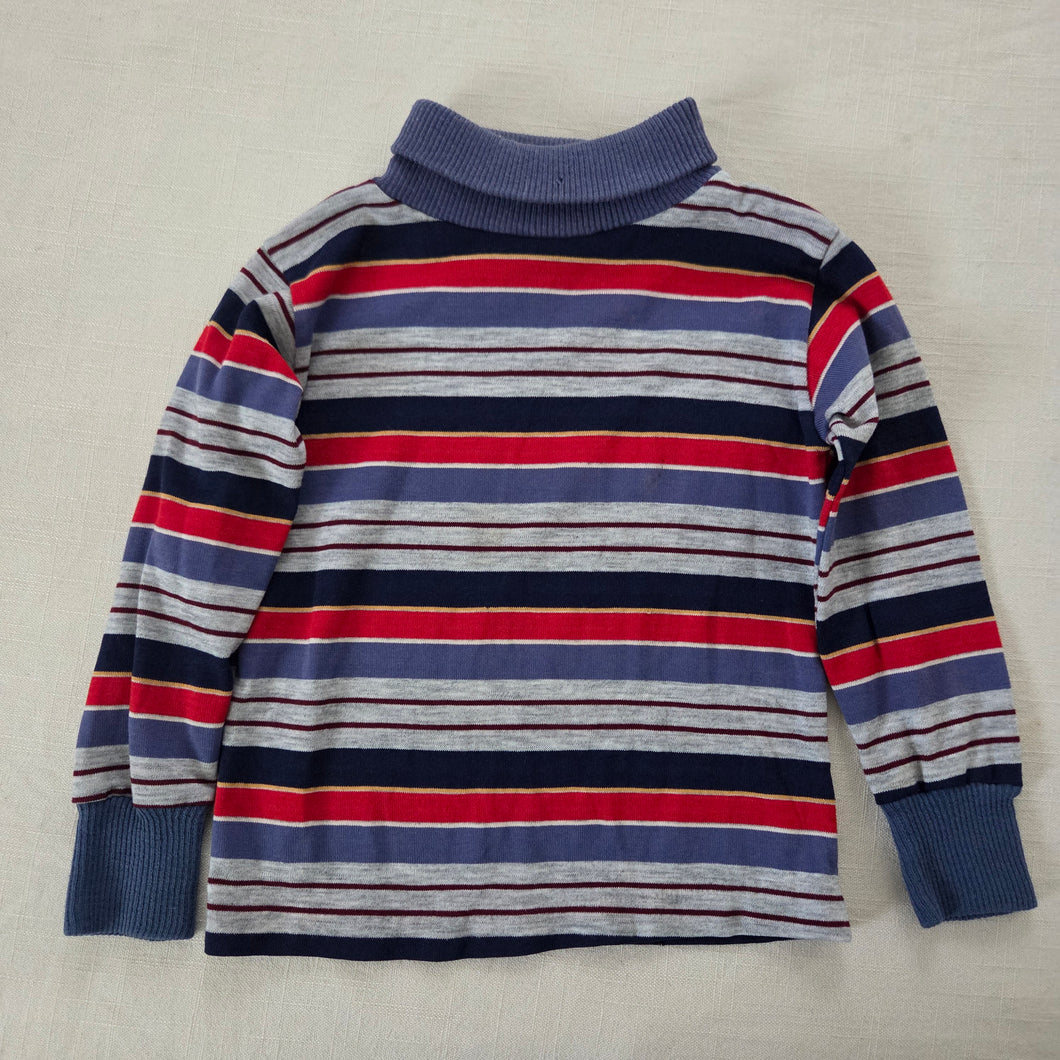 Vintage Healthtex Striped Turtleneck 3t