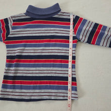 Load image into Gallery viewer, Vintage Healthtex Striped Turtleneck 3t
