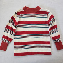 Load image into Gallery viewer, Vintage Healthtex Rust Striped Long Sleeve 3t
