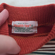 Load image into Gallery viewer, Vintage Healthtex Rust Striped Long Sleeve 3t

