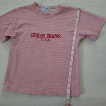 Load image into Gallery viewer, Vintage Guess Jeans USA Red Striped Tee 4t/5t
