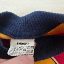 Load image into Gallery viewer, Vintage 90s Snoopy Color Block Graphic Long Sleeve 3t
