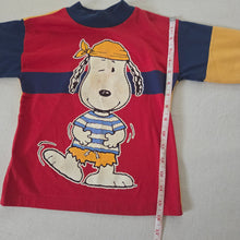 Load image into Gallery viewer, Vintage 90s Snoopy Color Block Graphic Long Sleeve 3t
