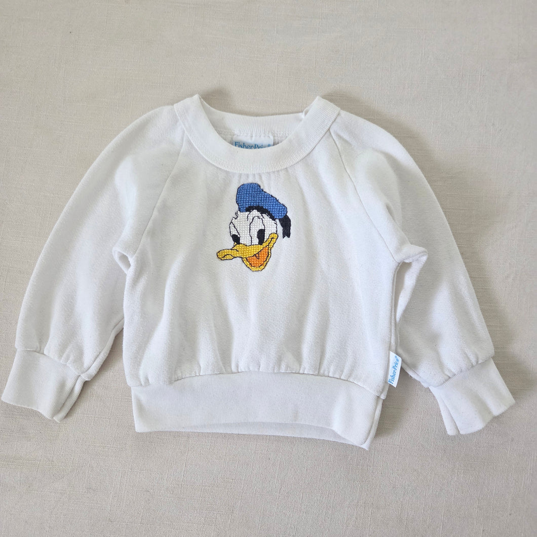 Vintage Donald Duck Crewneck Sweatshirt 18-24 months