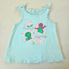 Load image into Gallery viewer, Vintage 90s Barney Blue Tank Top 4t/5t
