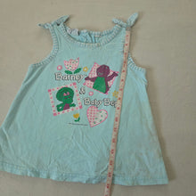 Load image into Gallery viewer, Vintage 90s Barney Blue Tank Top 4t/5t
