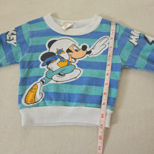 Load image into Gallery viewer, Vintage 80s Disney Mickey Mouse Football Sweatshirt 6-9 months

