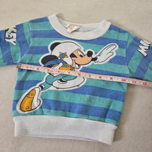 Load image into Gallery viewer, Vintage 80s Disney Mickey Mouse Football Sweatshirt 6-9 months
