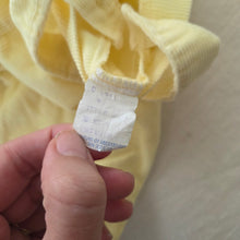 Load image into Gallery viewer, Vintage Yellow Suspender Pants 12 months
