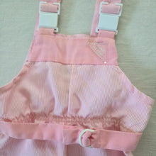 Load image into Gallery viewer, Vintage Pink Striped Overalls 3-6 months
