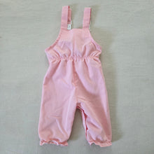 Load image into Gallery viewer, Vintage Pink Striped Overalls 3-6 months
