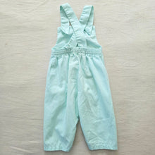 Load image into Gallery viewer, Vintage 60s Floral Blue Overalls 12 months

