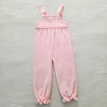 Load image into Gallery viewer, Vintage Umbrella Pink Knit Overalls 12-18 months
