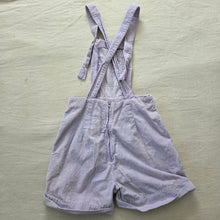 Load image into Gallery viewer, Vintage Lavender Cord Shortalls kids 8/9
