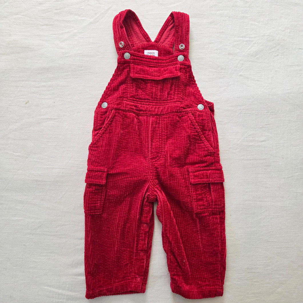 Vintage Red Cargo Overalls 18 months