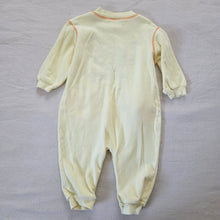 Load image into Gallery viewer, Vintage Bunny + Carrot Yellow Bodysuit 9-12 months
