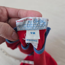 Load image into Gallery viewer, Vintage Red/Blue Bodysuit 9 months
