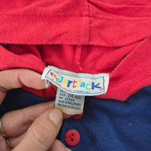 Load image into Gallery viewer, Vintage Firetruck Hooded Bodysuit 24 months
