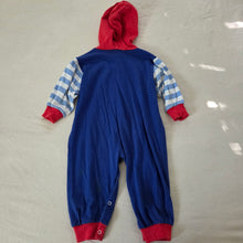 Load image into Gallery viewer, Vintage Firetruck Hooded Bodysuit 24 months

