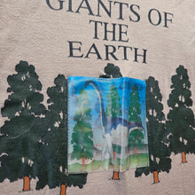 Load image into Gallery viewer, Vintage Beige &#39;Giants of the Earth&#39; Dinosaur Shirt 4t/5t
