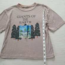 Load image into Gallery viewer, Vintage Beige &#39;Giants of the Earth&#39; Dinosaur Shirt 4t/5t
