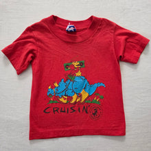 Load image into Gallery viewer, Vintage 90s Converse Red Dinosaur Shirt 2t/3t
