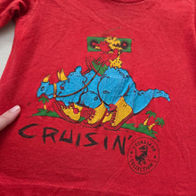 Load image into Gallery viewer, Vintage 90s Converse Red Dinosaur Shirt 2t/3t
