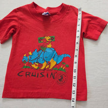 Load image into Gallery viewer, Vintage 90s Converse Red Dinosaur Shirt 2t/3t
