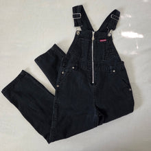Load image into Gallery viewer, Vintage Black Denim Overalls kids 6/7
