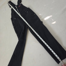 Load image into Gallery viewer, Vintage Black Denim Overalls kids 6/7
