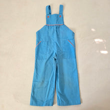 Load image into Gallery viewer, Vintage Blue/Pink Overalls 3t
