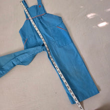 Load image into Gallery viewer, Vintage Blue/Pink Overalls 3t
