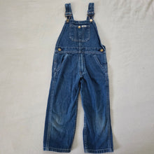 Load image into Gallery viewer, Vintage Key Denim Overalls 3t
