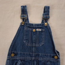 Load image into Gallery viewer, Vintage Key Denim Overalls 3t
